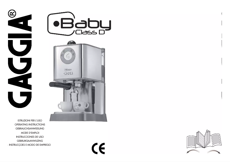 Page n°1 - Manuel utilisateur Gaggia New Baby Class D
