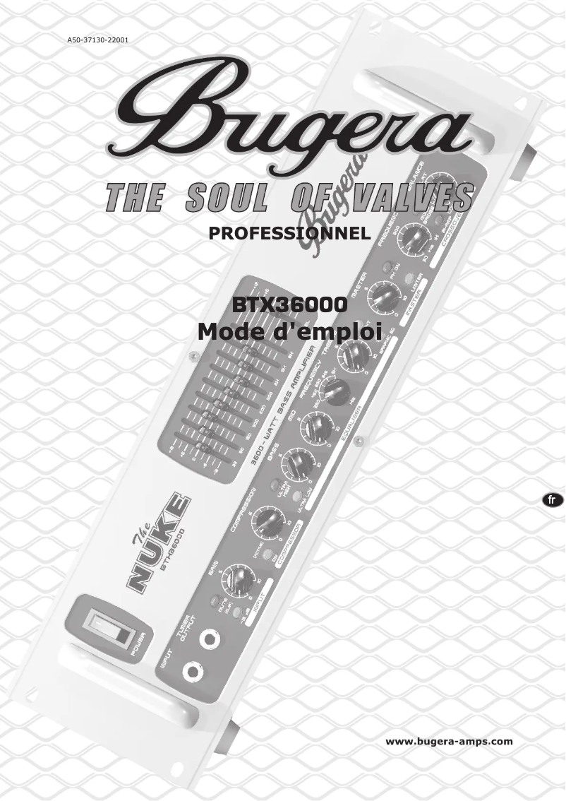 Page 1 de la notice Manuel utilisateur Bugera The Nuke BTX36000