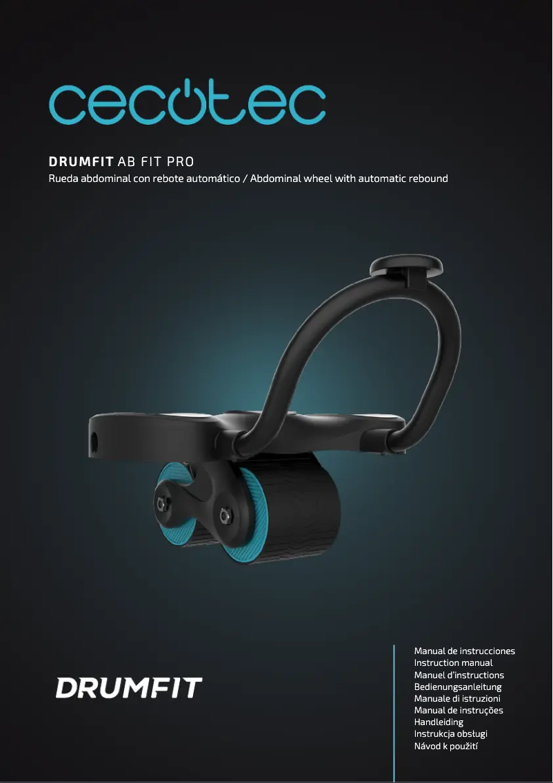 Page n°1 - Manuel utilisateur Cecotec Drumfit AB Fit Pro