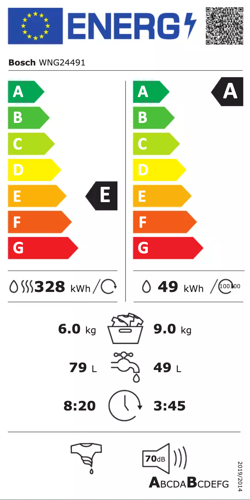 Página 1 del manual Manual de usuario Bosch WNG24491