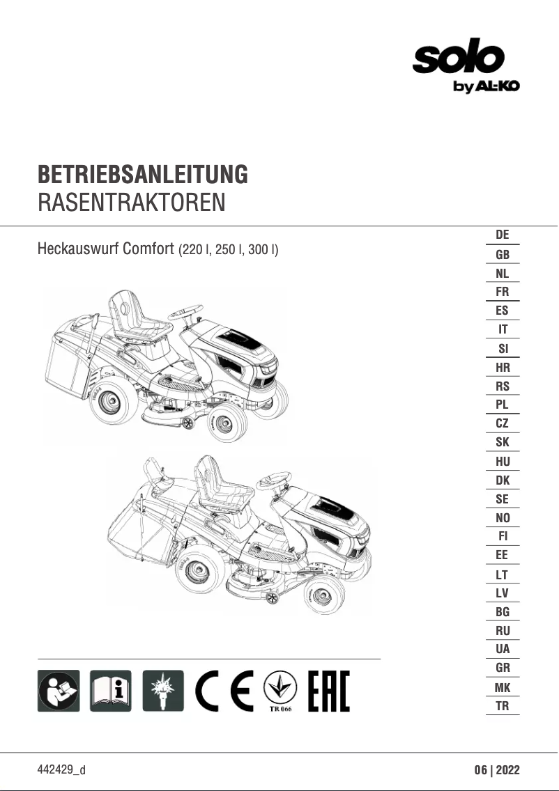 Page 1 de la notice Manuel utilisateur Solo T13-93.3 Hd Comfort