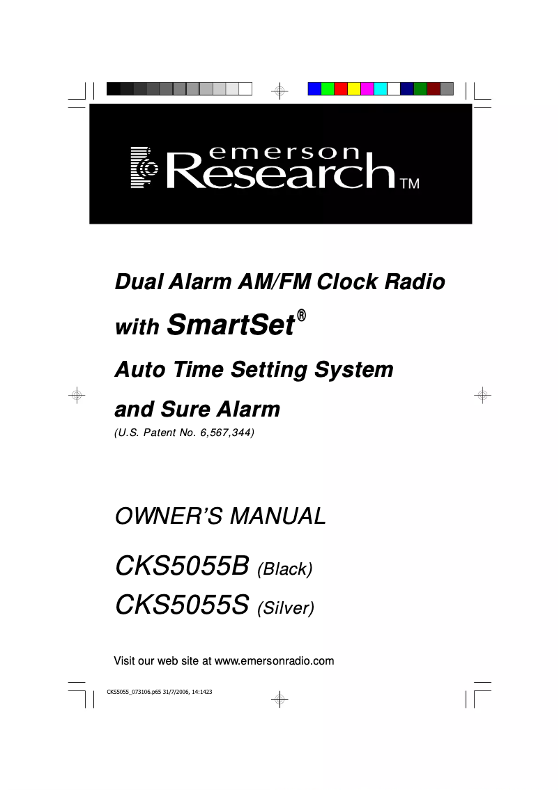 Page 1 de la notice Manuel utilisateur Emerson CKS5055