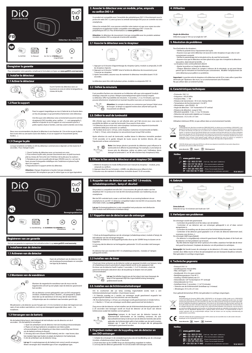Image de la première page du manuel de l'appareil 54704