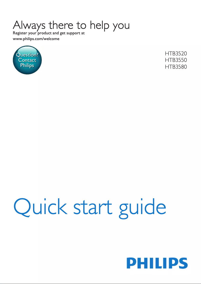 Image de la première page du manuel de l'appareil HTB3540