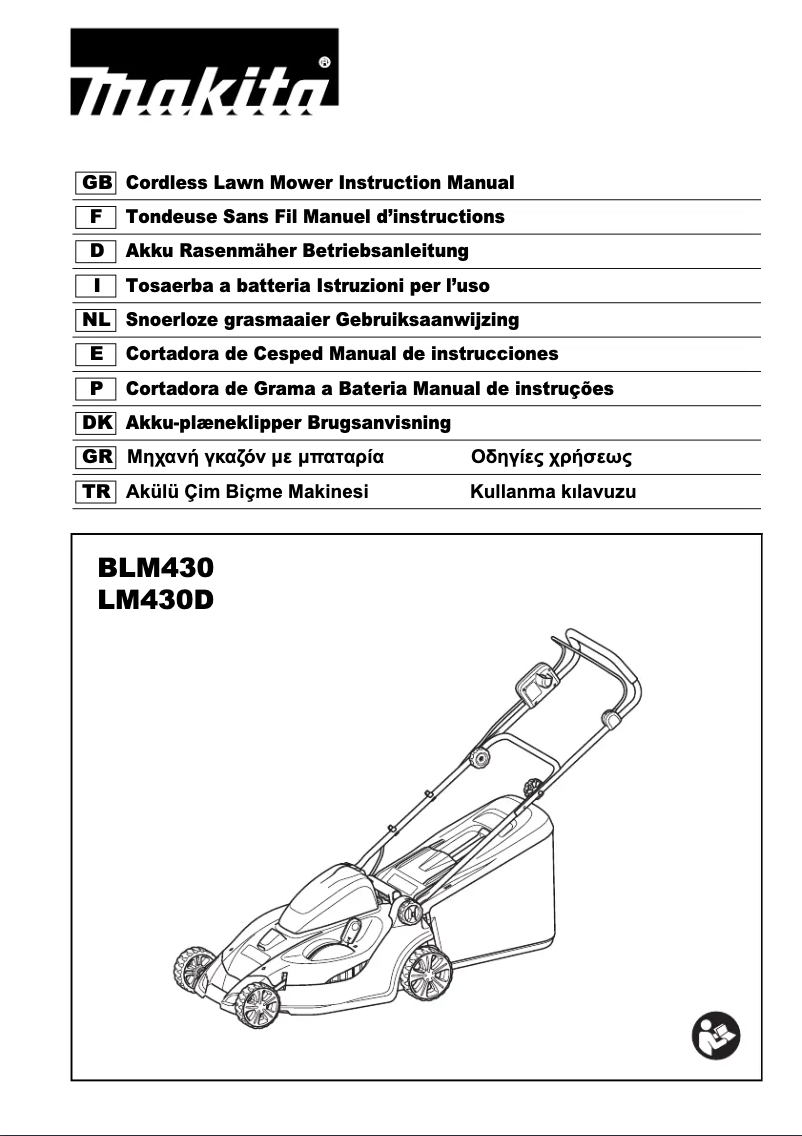 Page 1 de la notice Manuel utilisateur Makita LM430D
