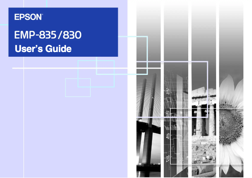 Imagen de la primera página del manual del dispositivo EMP-830