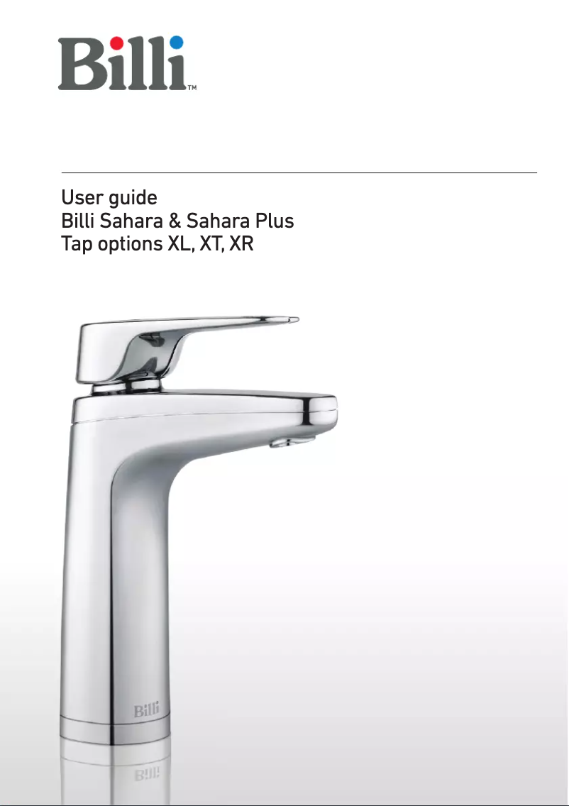 Page 1 de la notice Manuel utilisateur Billi Sahara