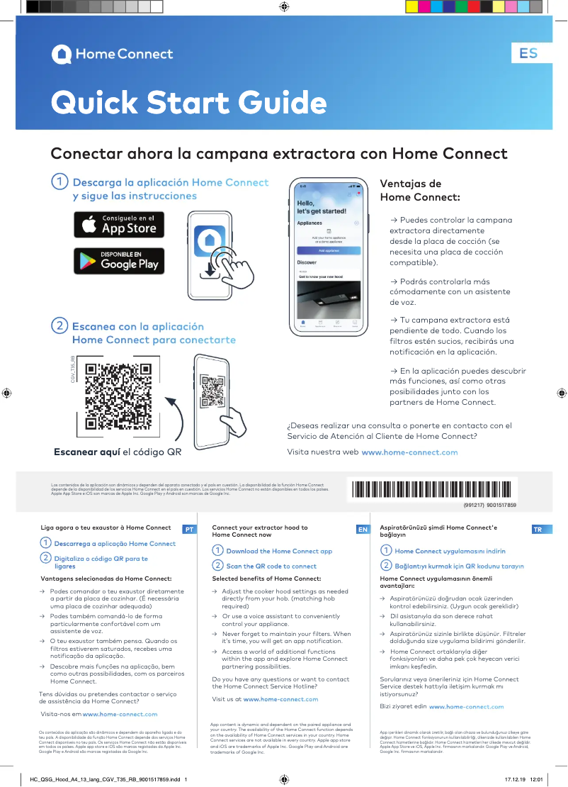 Image de la première page du manuel de l'appareil 3BC998AXD