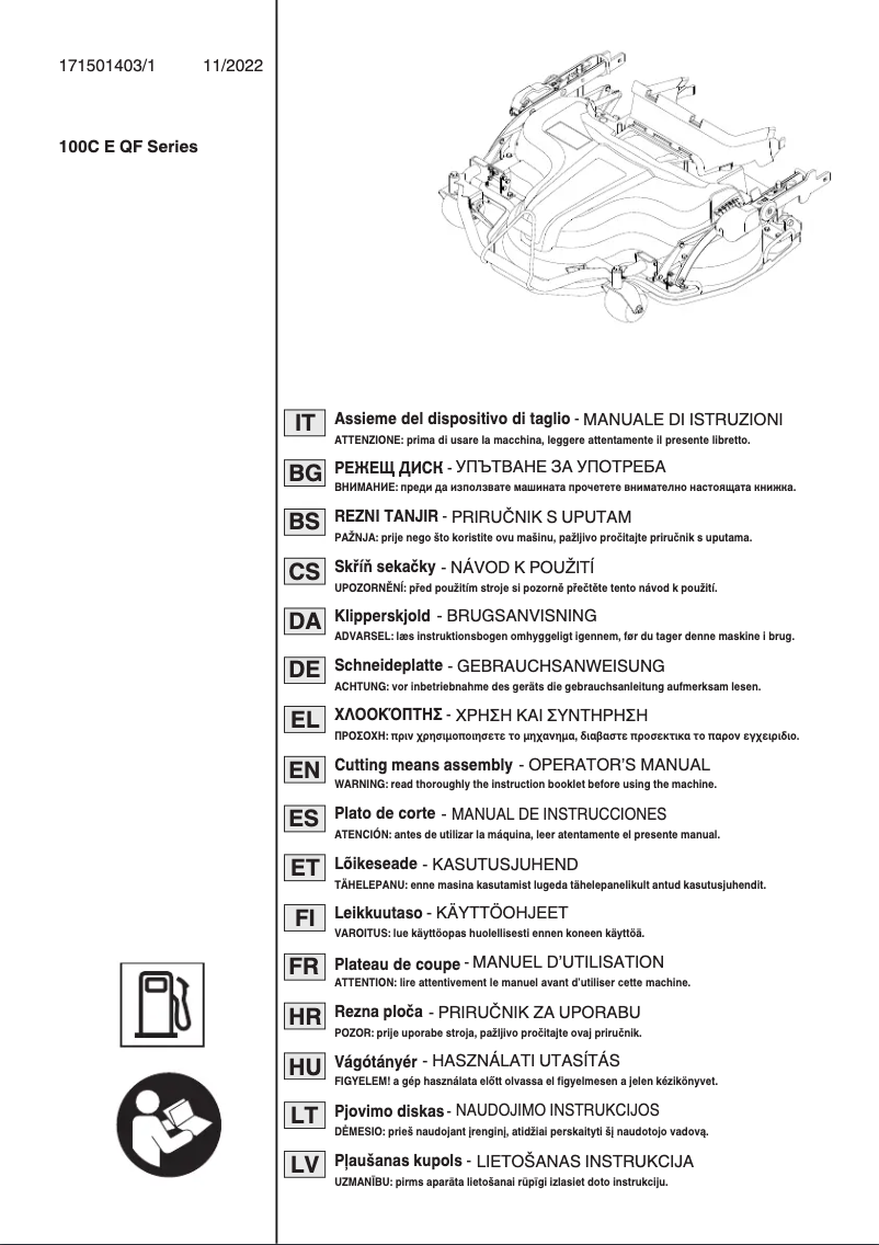 Page n°1 - Manuel utilisateur Stiga Combi 100 Q Plus
