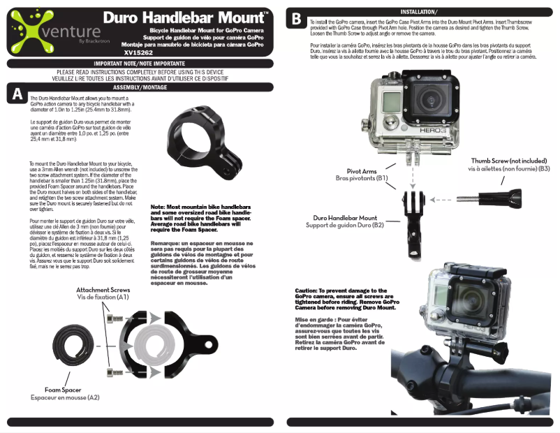 Image de la première page du manuel de l'appareil Duro