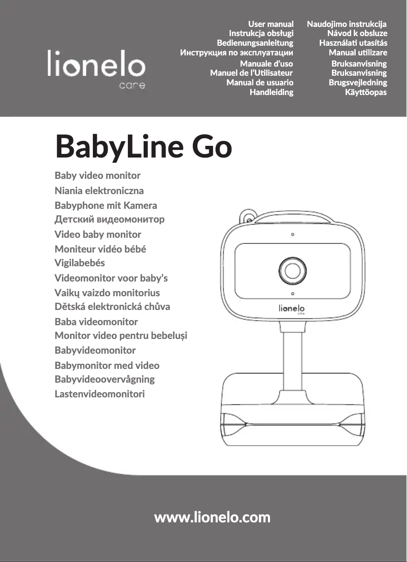 Page 1 de la notice Manuel utilisateur Lionelo line Go