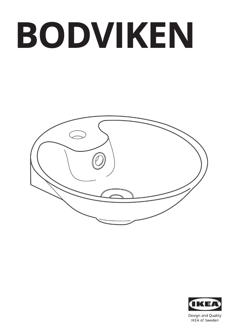 Image de la première page du manuel de l'appareil BODVIKEN 703.520.70