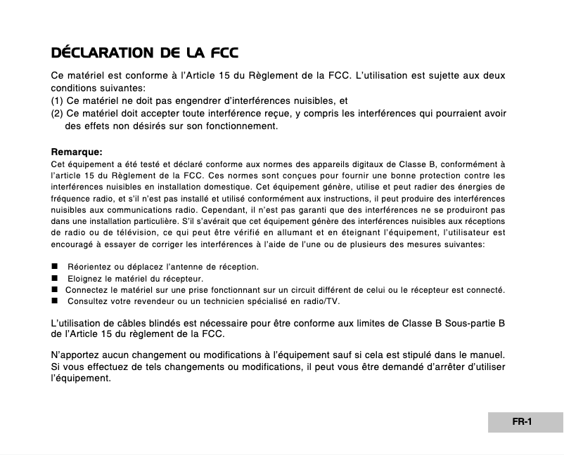 Page 1 de la notice Manuel utilisateur Ricoh Caplio RR530