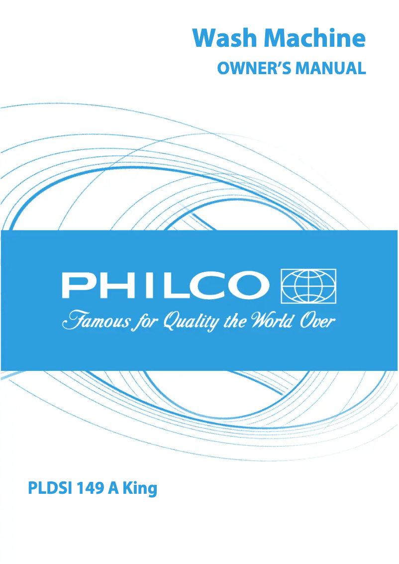 Page 1 de la notice Manuel utilisateur Philco PLDSI 149 A King