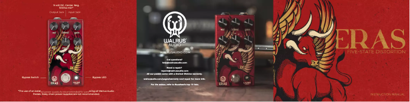 Image de la première page du manuel de l'appareil Eras