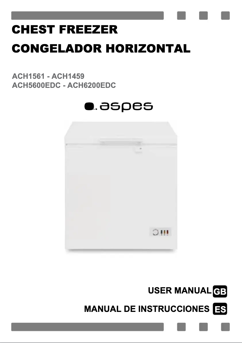 Image de la première page du manuel de l'appareil ACH5600EDC