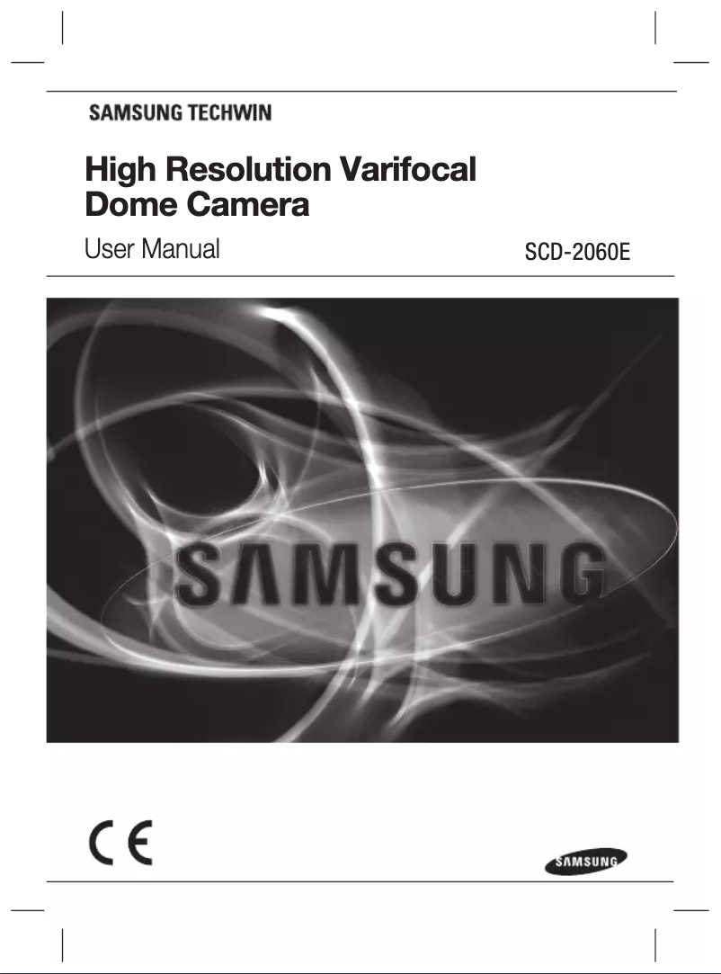 Image de la première page du manuel de l'appareil SCD-2060E