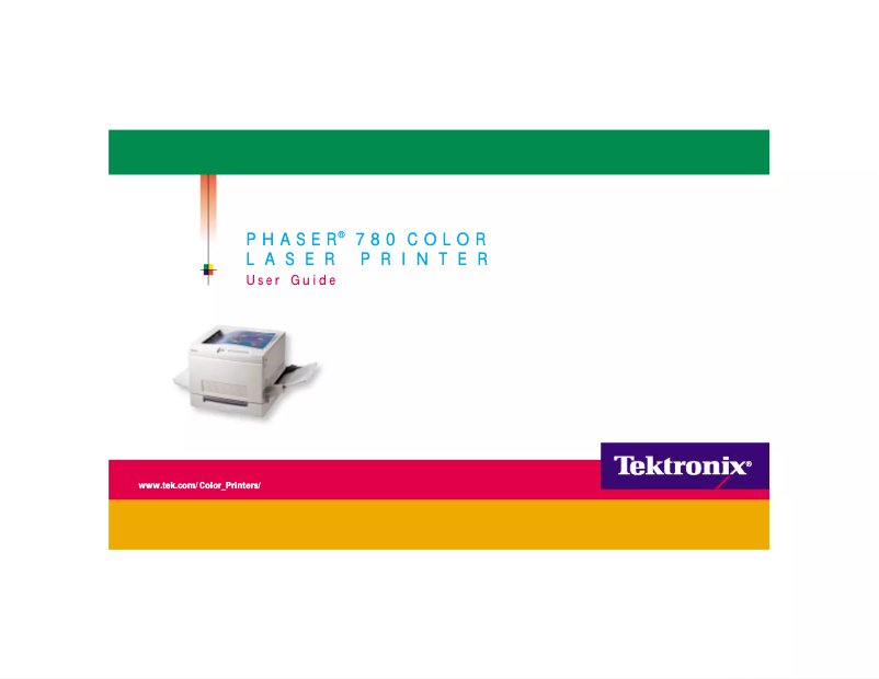 Image de la première page du manuel de l'appareil Phaser 780