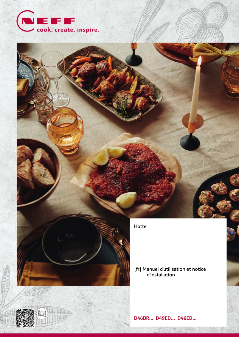 Imagen de la primera página del manual del dispositivo D46ED22X1