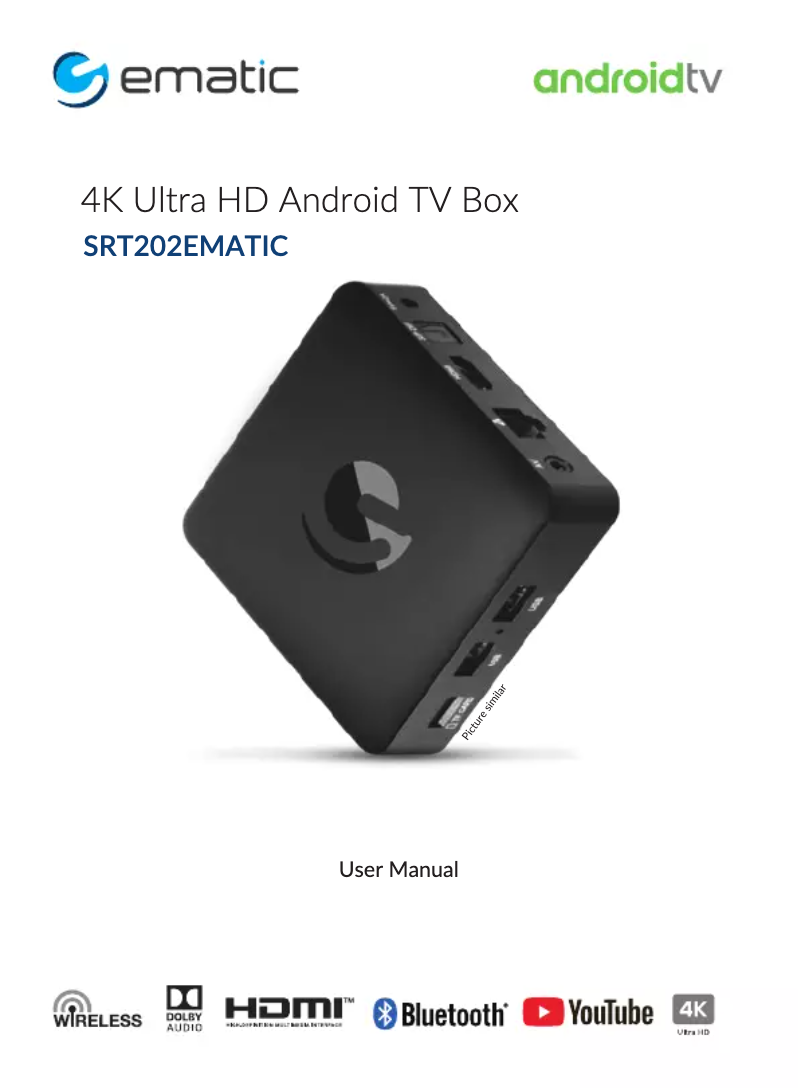 Page 1 de la notice Manuel utilisateur Strong SRT202EMATIC