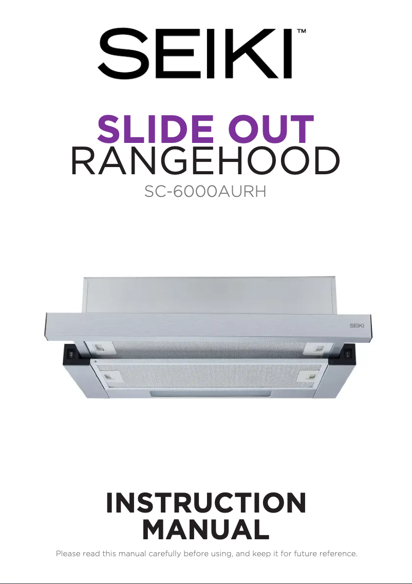 Página 1 del manual Manual de usuario Seiki SC-6000AURH