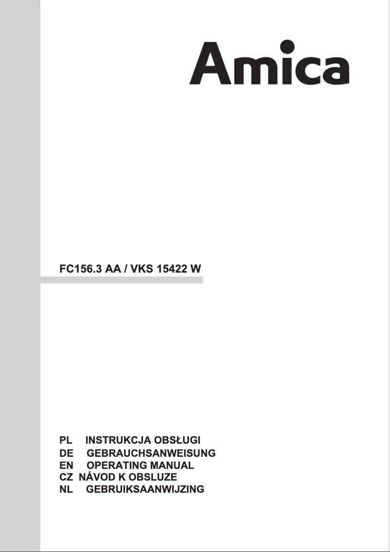 Image de la première page du manuel de l'appareil VKS 15422 W