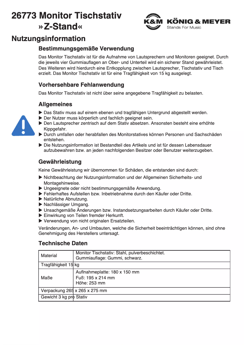 Image de la première page du manuel de l'appareil 26773