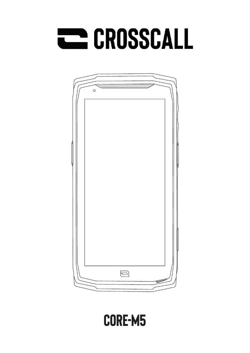 Page 1 de la notice Manuel utilisateur Crosscall Core-M5