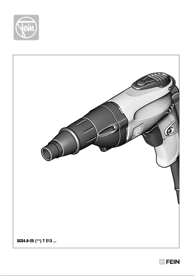 Image de la première page du manuel de l'appareil SCS 4.8-25