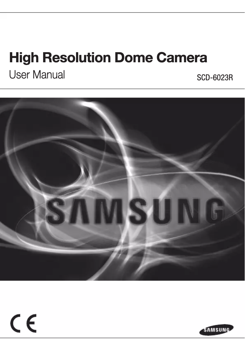 Page n°1 - Manuel utilisateur Wisenet SCD-6023R