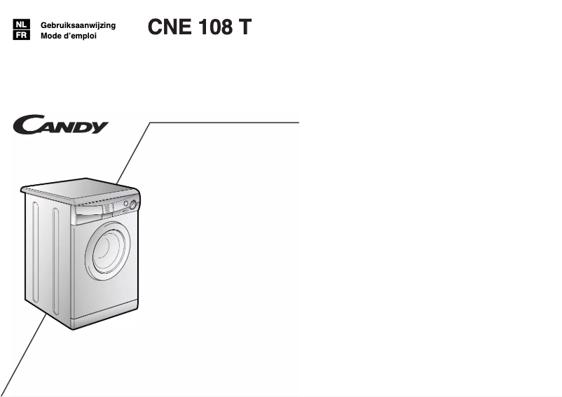 Page 1 de la notice Manuel utilisateur Candy LB CNE 108 T