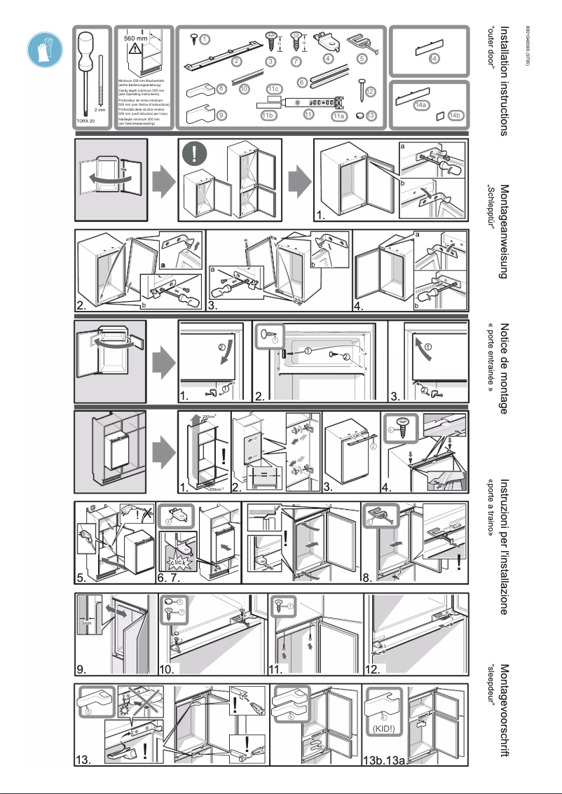 Page 1 de la notice Guide d'installation Constructa CK64444
