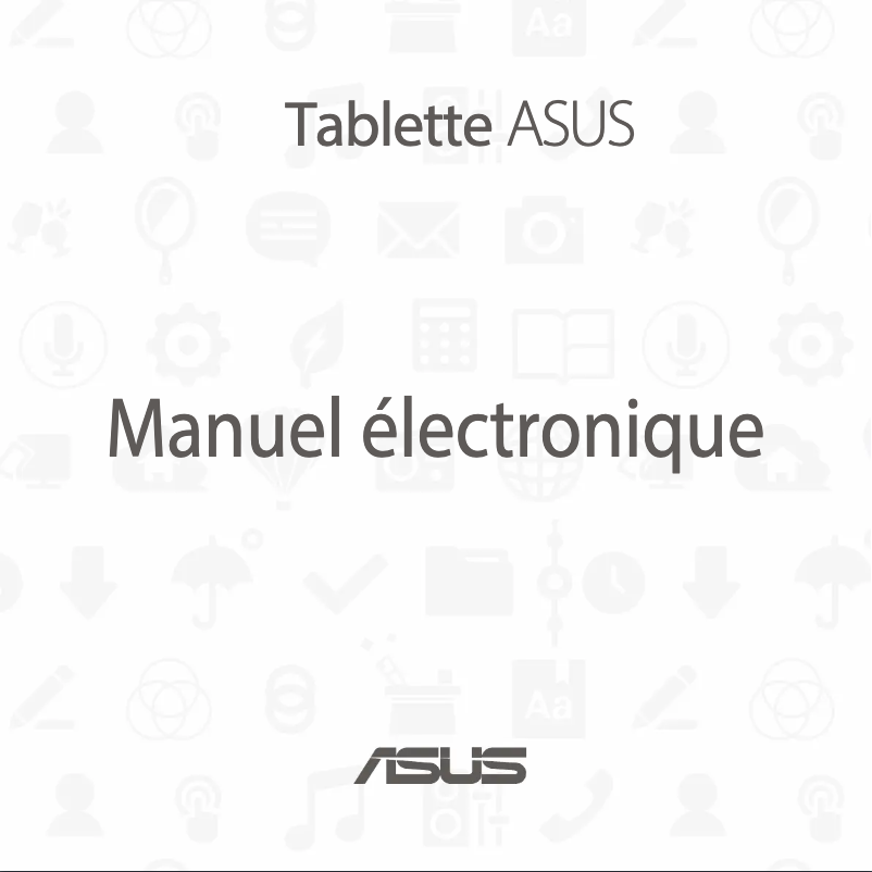 Page 1 de la notice Manuel utilisateur Asus MeMO Pad 7 ME176C