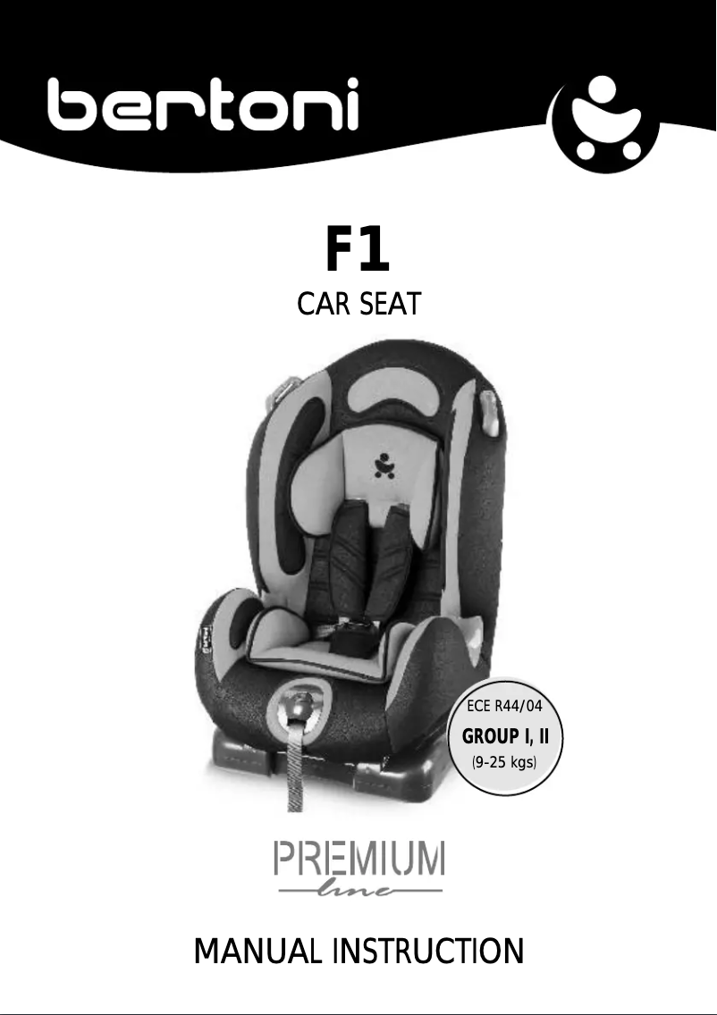 Page 1 de la notice Manuel utilisateur Bertoni F1