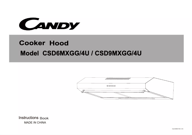 Page 1 de la notice Manuel utilisateur Candy CSD9MXGG/4U