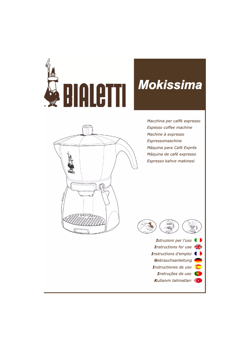 Image de la première page du manuel de l'appareil Mokissima CF43