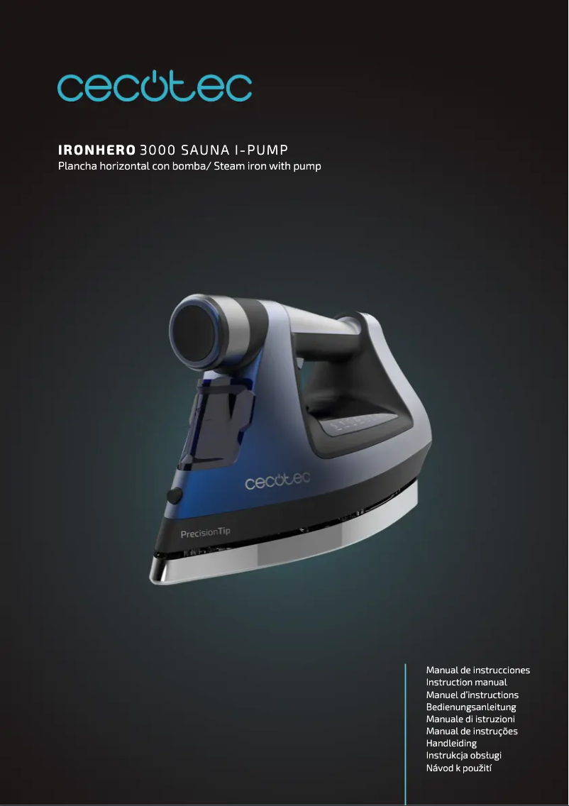 Page n°1 - Manuel utilisateur Cecotec IronHero 3000 Sauna i-Pump
