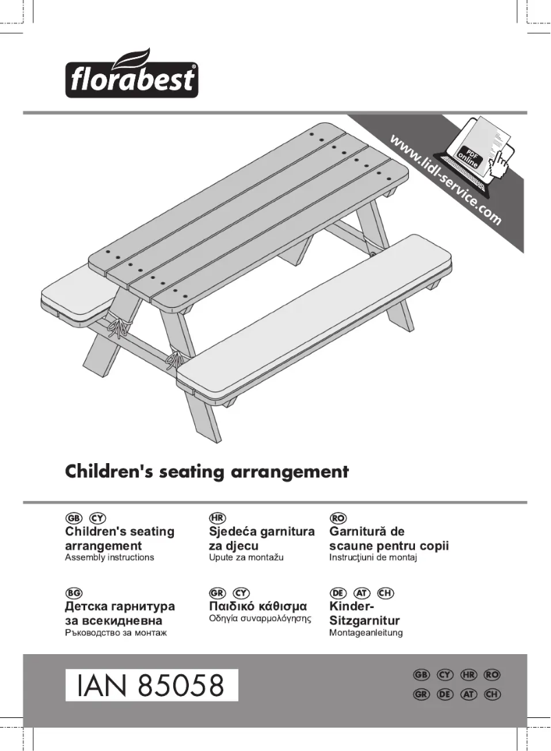 Página 1 del manual Manual de usuario Florabest IAN 85058