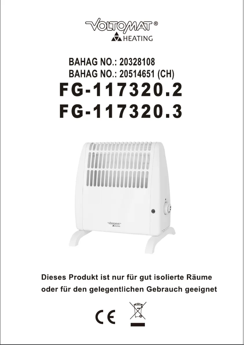 Page n°1 - Manuel utilisateur Emerio FG-117320.3