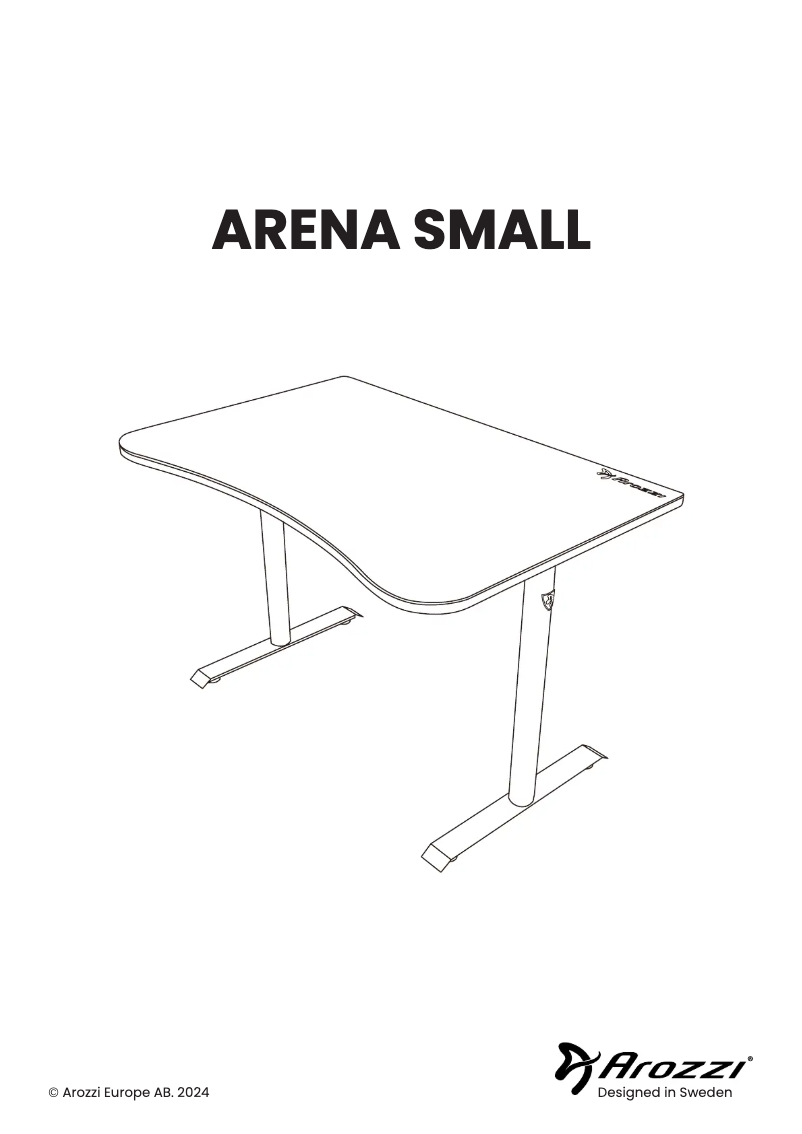 Page 1 de la notice Manuel utilisateur Arozzi Arena Small