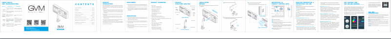 Page n°1 - Manuel utilisateur GVM RGB-20W