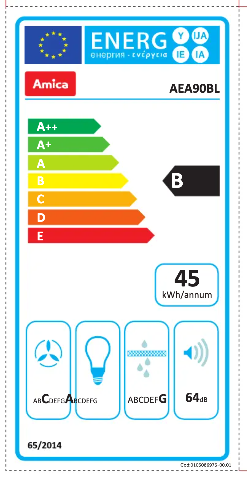 Image de la première page du manuel de l'appareil AEA90BL
