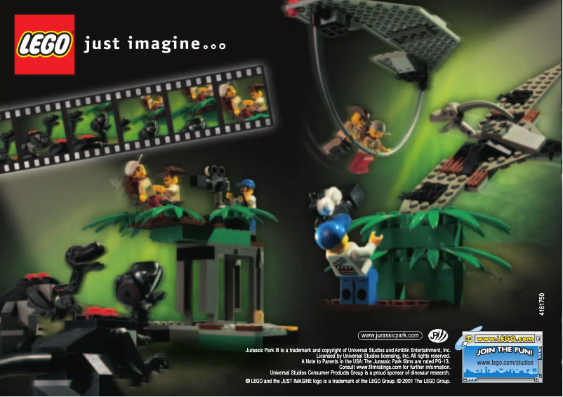 Page n°1 - Manuel utilisateur Lego Raptor Rumble Studio