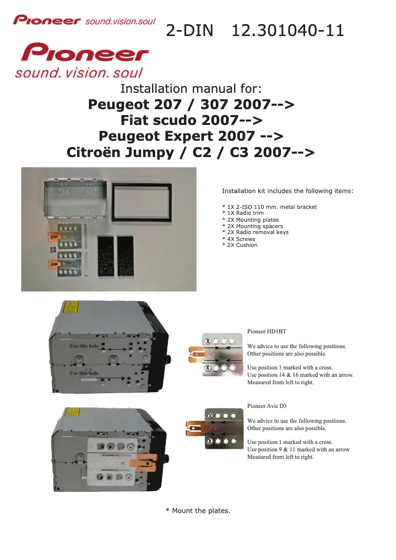 Image de la première page du manuel de l'appareil 12.301040-11