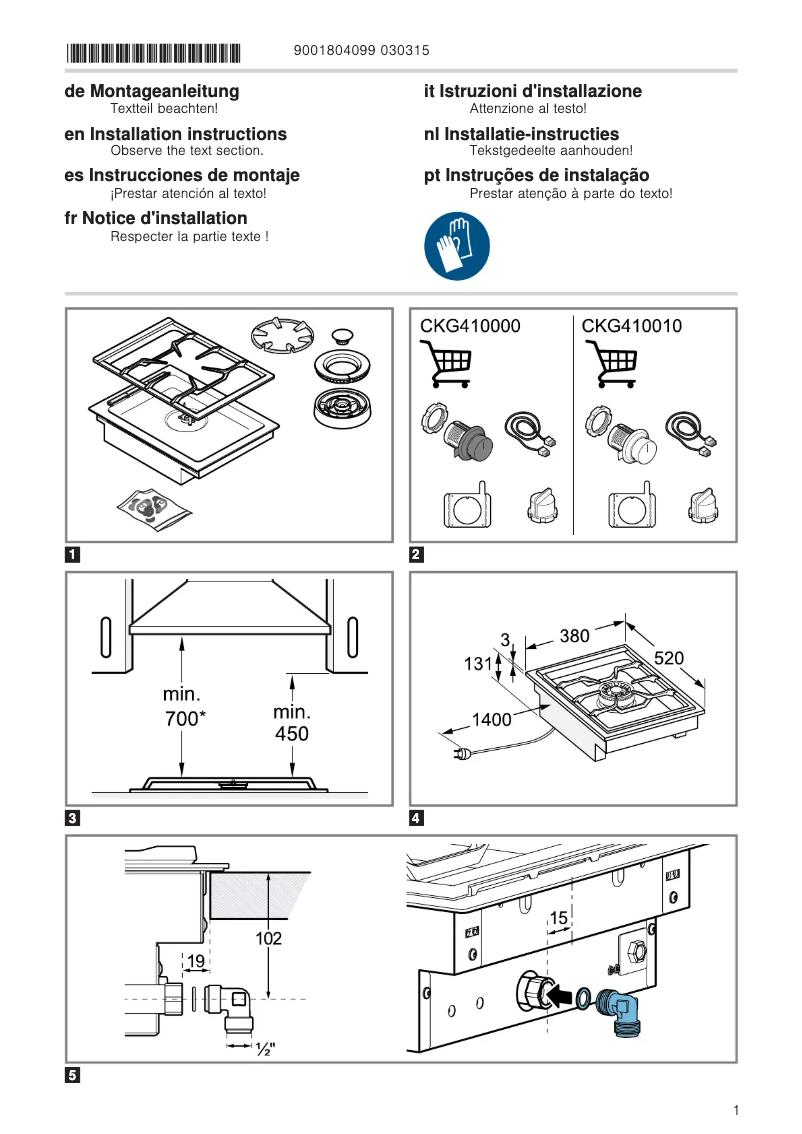 Image de la première page du manuel de l'appareil VG415215
