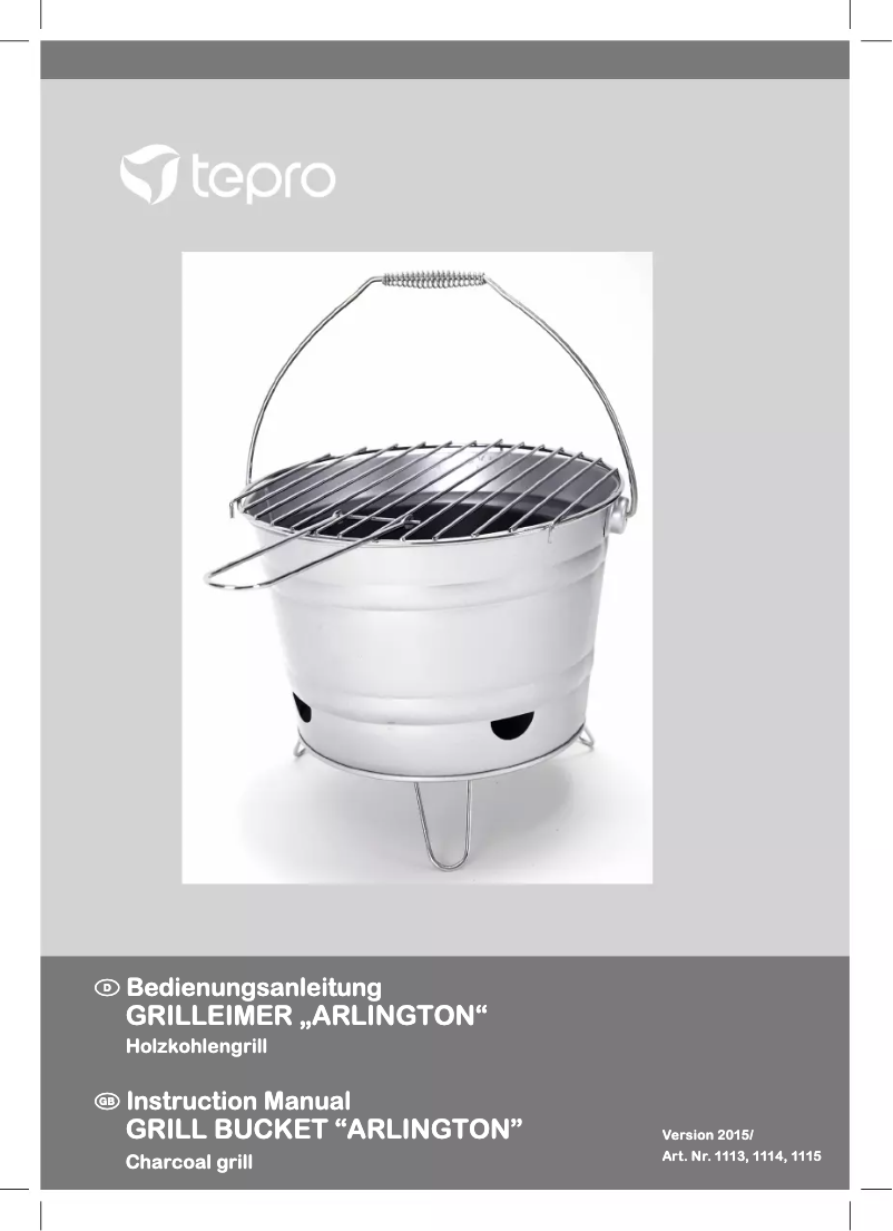 Image de la première page du manuel de l'appareil Arlington 1115