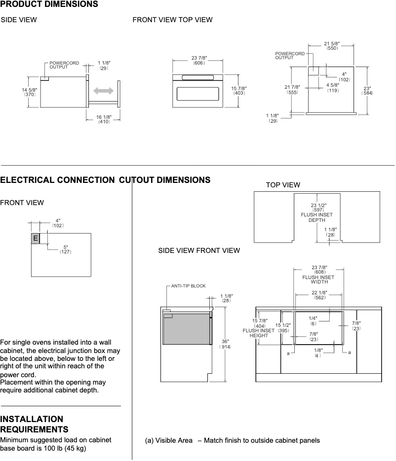 Page 1 de la notice Instructions / montage Bertazzoni MD24X