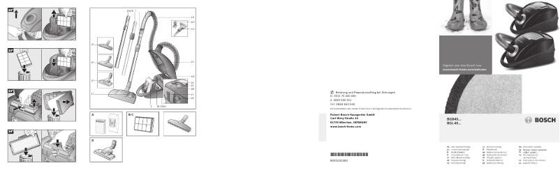 Page n°1 - Manuel utilisateur Bosch BGB45POWER