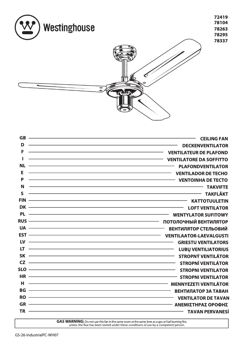 Image de la première page du manuel de l'appareil 78263