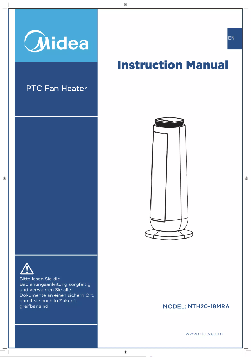 Image de la première page du manuel de l'appareil NTH20-18MRA